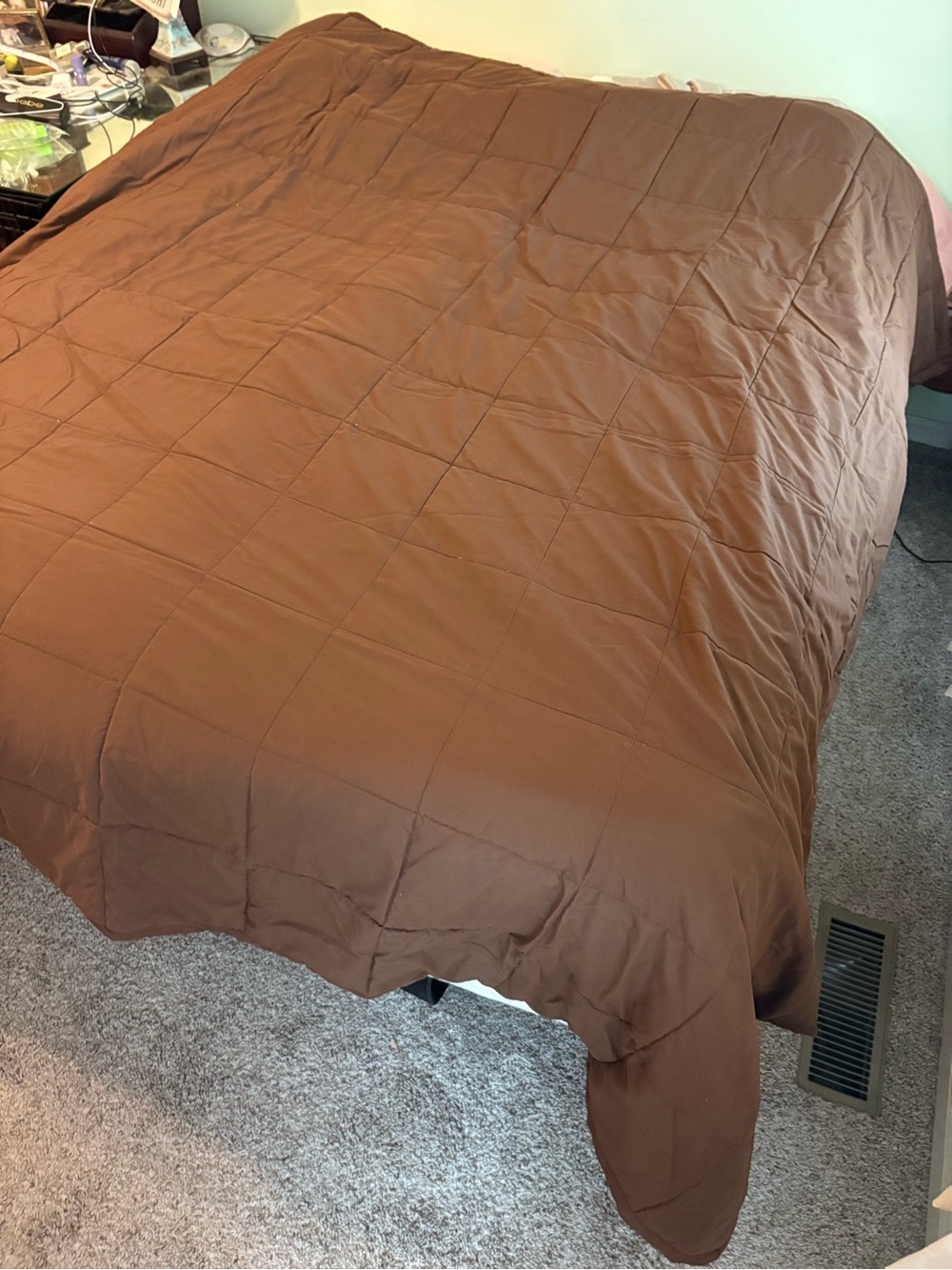 Brown Comforter - canopy